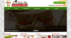 Desktop Screenshot of hopeitalianrestaurant.com